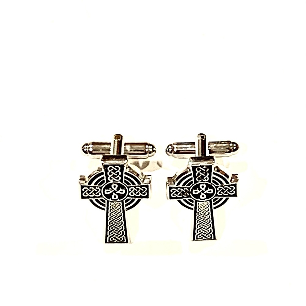 Silver Tone Cuff Links